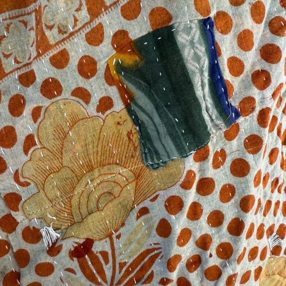 Kantha Bae Vintage Cotton Ruana - Picture 13 of 13
